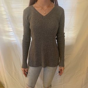 American Eagle Knit Sweater- Gray